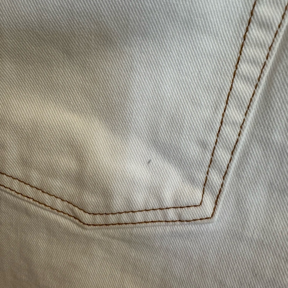 Anine Bing Jackie Straight Leg Jeans in Vanilla Size 28 - Picture 8 of 8